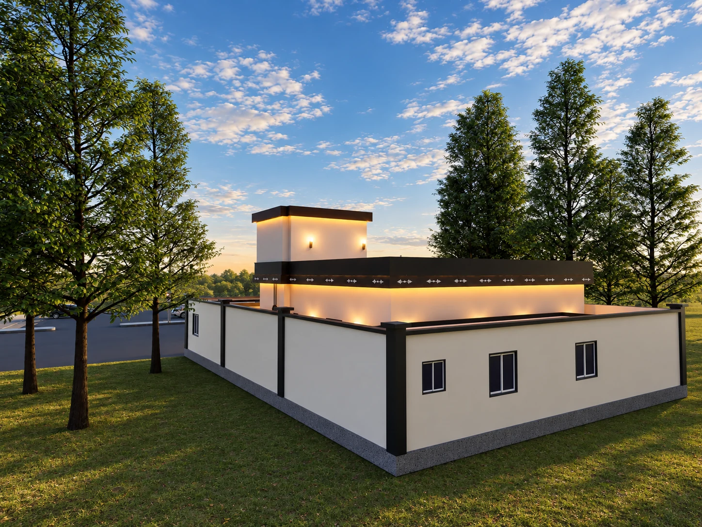 Contemporary residential project view 7